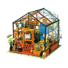 Rolife Cathy's Flower House DIY Greenhouse Miniature Kit