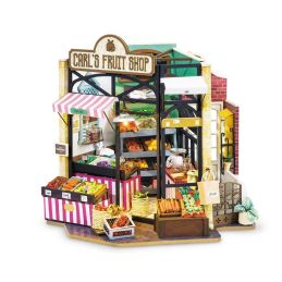 Rolife Carl's Fruit Shop DIY Miniature Dollhouse Kit