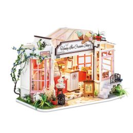 Rolife Honey Ice-cream Shop DIY Miniature Dollhouse Kit