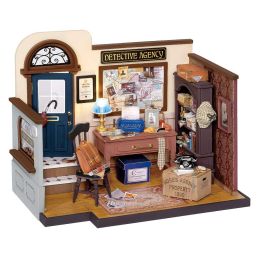 Rolife Mose's Detective Agency DIY Miniature House Kit