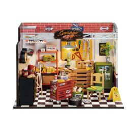 Rolife Garage Workshop DIY Miniature Dollhouse Kit