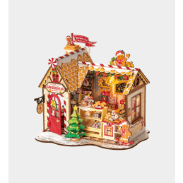 Rolife Gingerbread House DIY Miniature Dollhouse Kit