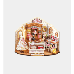 Rolife Elsa's Tailoring DIY Miniature Dollhouse Kit