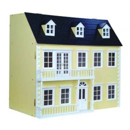 Painted Cream Glenside Grange Ready to Assemble 12th Scale Dolls House Kit