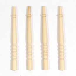 Staircase Bannister Spindles - Pack of 4 for 12th Scale Dolls House