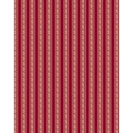 Renaissance Warm Red Wallpaper for 12th Scale Dolls House