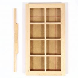 Eight Pane Window for 12th Scale Dolls House