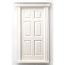 Plastic Small Georgian Door for 1/12 Scale Dolls House