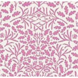 Purple and White Acorn Wallpaper for 1/12 Scale Dolls House