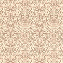 Brown and White Acorn Wallpaper for 12th Scale Dolls House