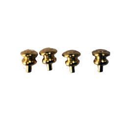 Small Round Door Knobs x 4 for 12th Scale Dolls House