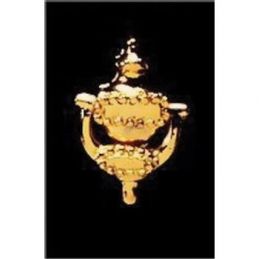 Brass Beaded Door Knocker for 12th Scale Dolls House
