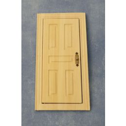 5 Panel Wooden Door for 12th Scale Dolls House