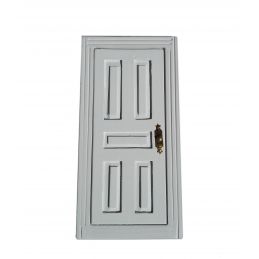 White 5 Panel Door 1:12 Scale for Dolls House