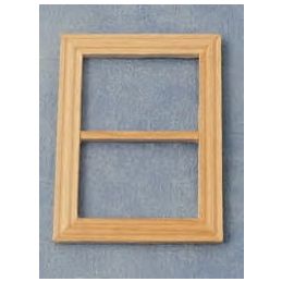 Wooden Two Pane Window 1:12 Scale for Dolls House
