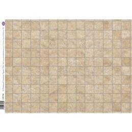 Embossed Limestone Wall/Floor paper for 12th Scale Dolls House