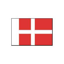 Denmark National Fabric Flag