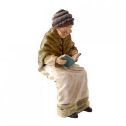 Sitting Grandmother Figure for 12th Scale Dolls House