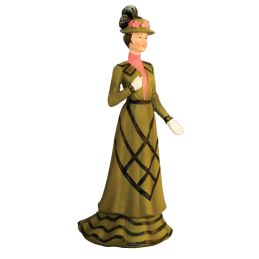 Standing Lady in Green Figure for 12th Scale Dolls House