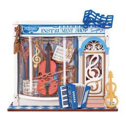 Rolife Melody Instrument Shop DIY Miniature House