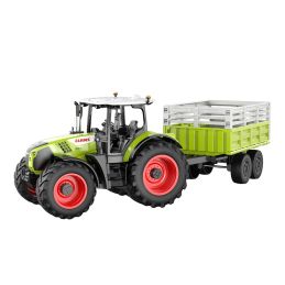 Double E 1/24 Scale Ready to Run RC CLAAS ARION 660 Tractor with Trailer