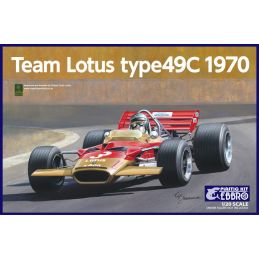 Ebbro 1/20 Scale Team Lotus Type 49c 1970 Car Model Kit
