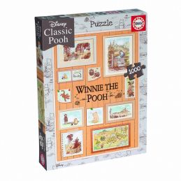 Winnie the Pooh Photoframes 1000 piece Jigsaw Puzzle