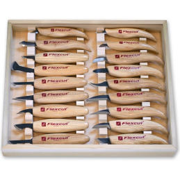 Flexcut KN250 Deluxe Knife Set for whittling and wood carving