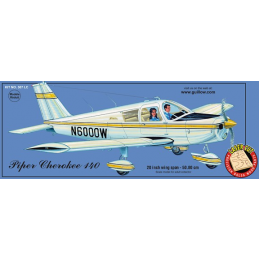 Guillows 1/20 Scale Piper Cherokee 140 Balsa Model Kit