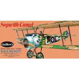 Guillows 1/12 Scale Sopwith Camel Balsa Model Kit