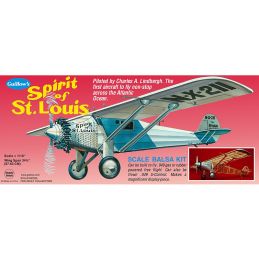 Guillows 1/16 Scale Spirit Of St Louis Balsa Model Kit