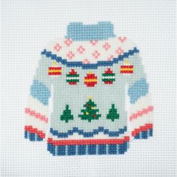 Trimits Christmas Jumper Mini Counted Cross Stitch Kit