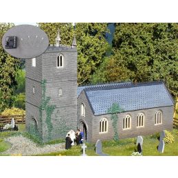 Fordhampton Church Kit (with LED Lighting) OO Gauge