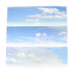 Gaugemaster Cloudy Sky Large Photo Backscene (2744x304mm) OO Gauge