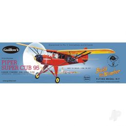 Guillows Piper Super Cub 95 Build by Number Balsa Kit