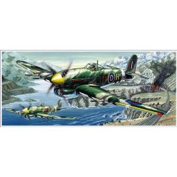 Guillows 1/28 Scale Typhoon Mk.1B Balsa Model Kit