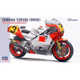 Hasegawa 1/12 Scale Yamaha YZR500 (0W98) 1988 WGP500 Champion Model Kit