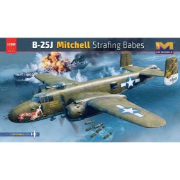 HK Models 1/32 Scale B-25J Mitchell 'Strafing Babes' Model Kit