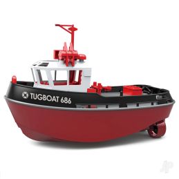 Heng Long 1/72 Scale Black Mini RTR Tugboat