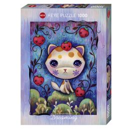 Heye Puzzles Strawberry Kitty 1000 Piece Jigsaw