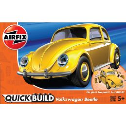 Airfix QUICK BUILD VW Beetle Yellow Model Kit