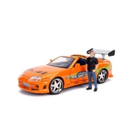 Jada 1/24 Scale Fast and Furious Toyota Supra and Figure Diecast Model Kit 