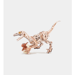 ROKR Velociraptor Wooden Model Kit