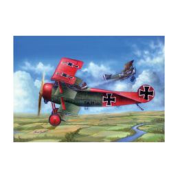 I Love Kit 1/24 Scale German Air Force Fokker Dr I WWI Fighter Model Kit