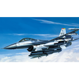 Tamiya 1/72 Scale Lockheed Martin F-16CJ Block 50 Fighting Falcon with Full Equipment Model Kit