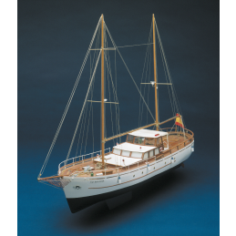 Mantua Models 1/45 Scale Bruma Ocean Going Yacht Model Kit