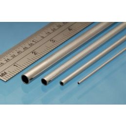 K&S Metal Aluminium Tubes 6.35mm Pack Of 3 x 305mm Lengths KS8106