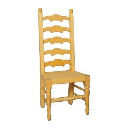 Bare Wood Ladder Back Chair