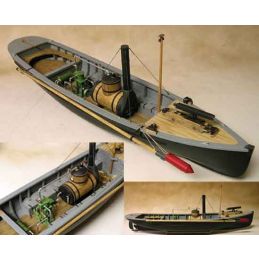 Model Shipways 1/128 Scale U.S.N. Picket Boat 1864 Model Kit