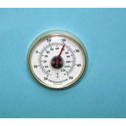 50mm Gold Plastic Thermometer Insert 
